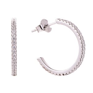 Silver Hoops