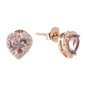 Rose plated Earrings