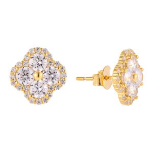 Yellow plated Earrings
