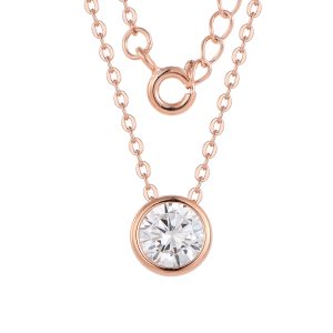 Rose plated Necklace