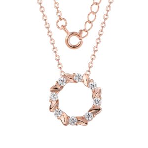 Rose plated Necklace