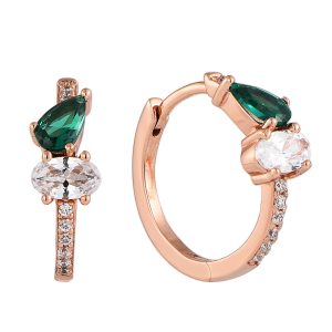 Rose plated Earrings