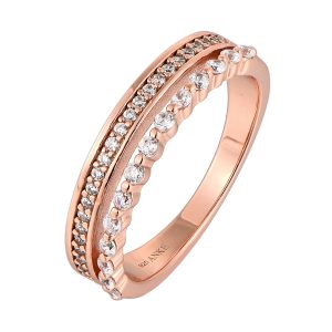 Rose plated Ring