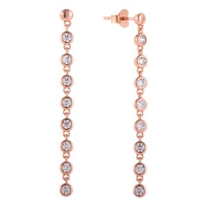 Rose plated Earrings