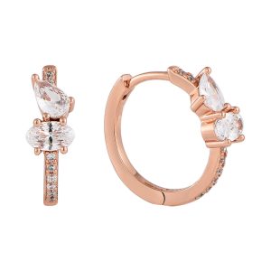 Rose plated Earrings