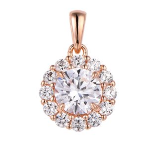 Rose plated Pendant