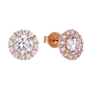 Rose plated Earrings