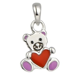 Teddy with heart Pendant