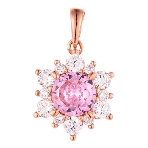 Rose plated Pendant