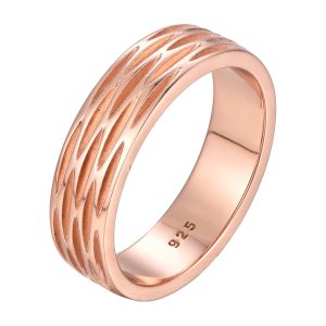 Rose plated Ring