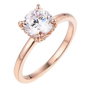 Rose plated Ring