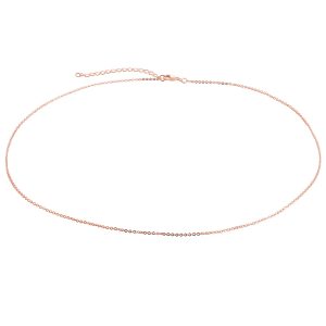 Rose plated chain