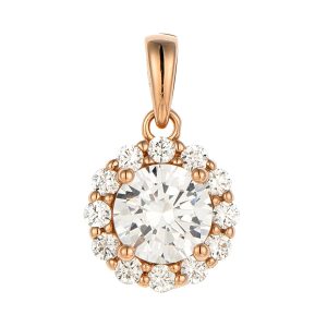 Rose plated Pendant