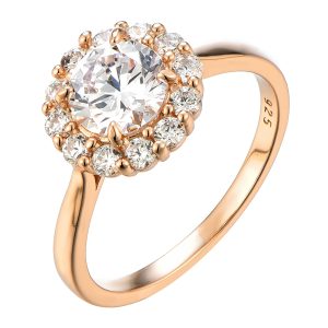 Rose plated Ring