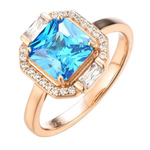 Rose plated Ring