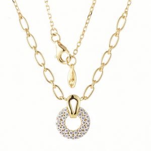 Yellow plated Necklace