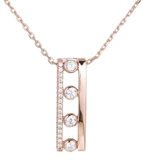 Rose plated Necklace