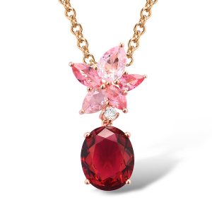Rose plated Pendant