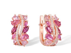 Rose plated Earrings