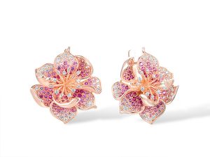 Rose flower Earrings