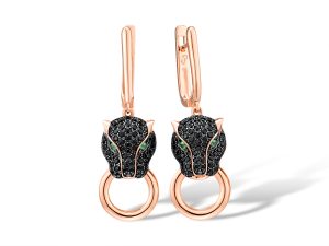 Rose plated Earrings
