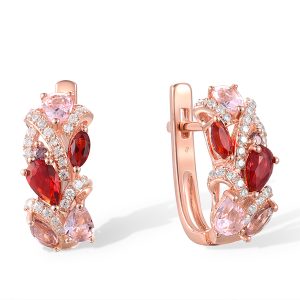 Rose plated Earrings