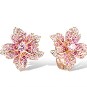 Rose flower Earrings