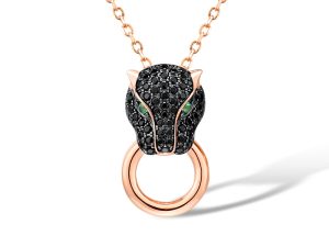 Rose plated Pendant