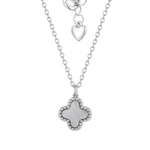 Mother of Pearl Clover Pendant