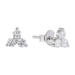 Silver CZ Studs