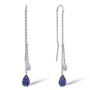 Silver Drop Earrings