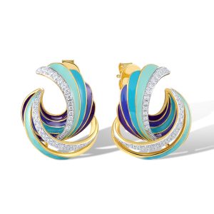 Enamel Earrings